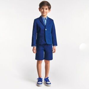 Jacadi Paris Boys Royal Blue Kids Blazer Size 8